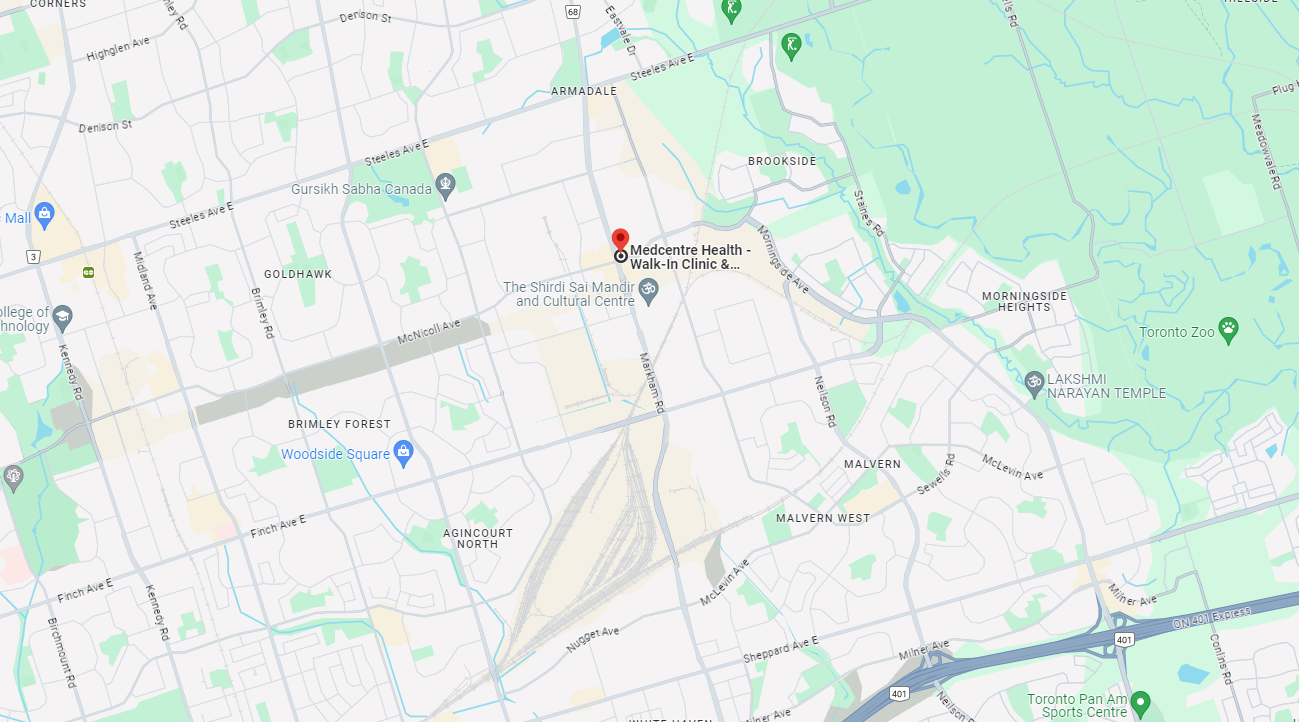 medcentre health map